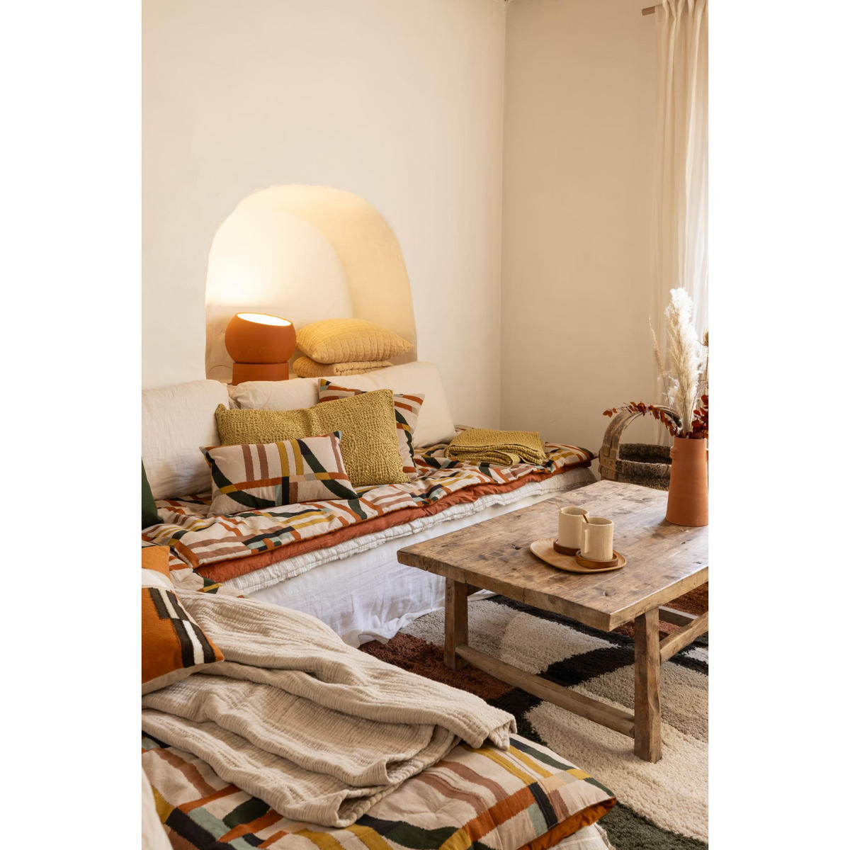 KISSEN Tana gold 40 x 65 cm - Goldfarben, Textil (40/65cm) - Vivaraise