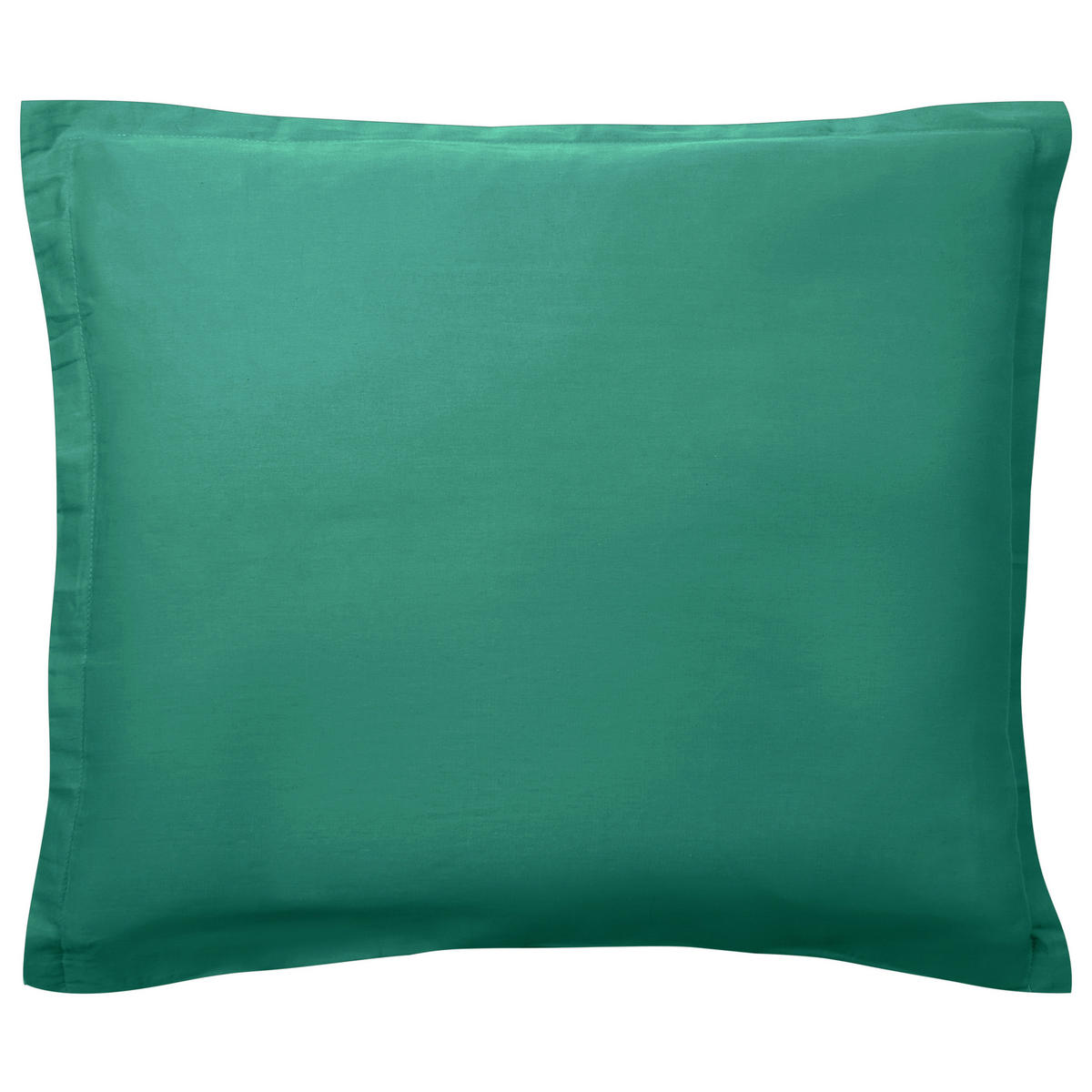 BETTWÄSCHE-SET 150/200 cm Baumwollsatin Grün Parkrose - Grün, Textil (150/200cm) - Beliani