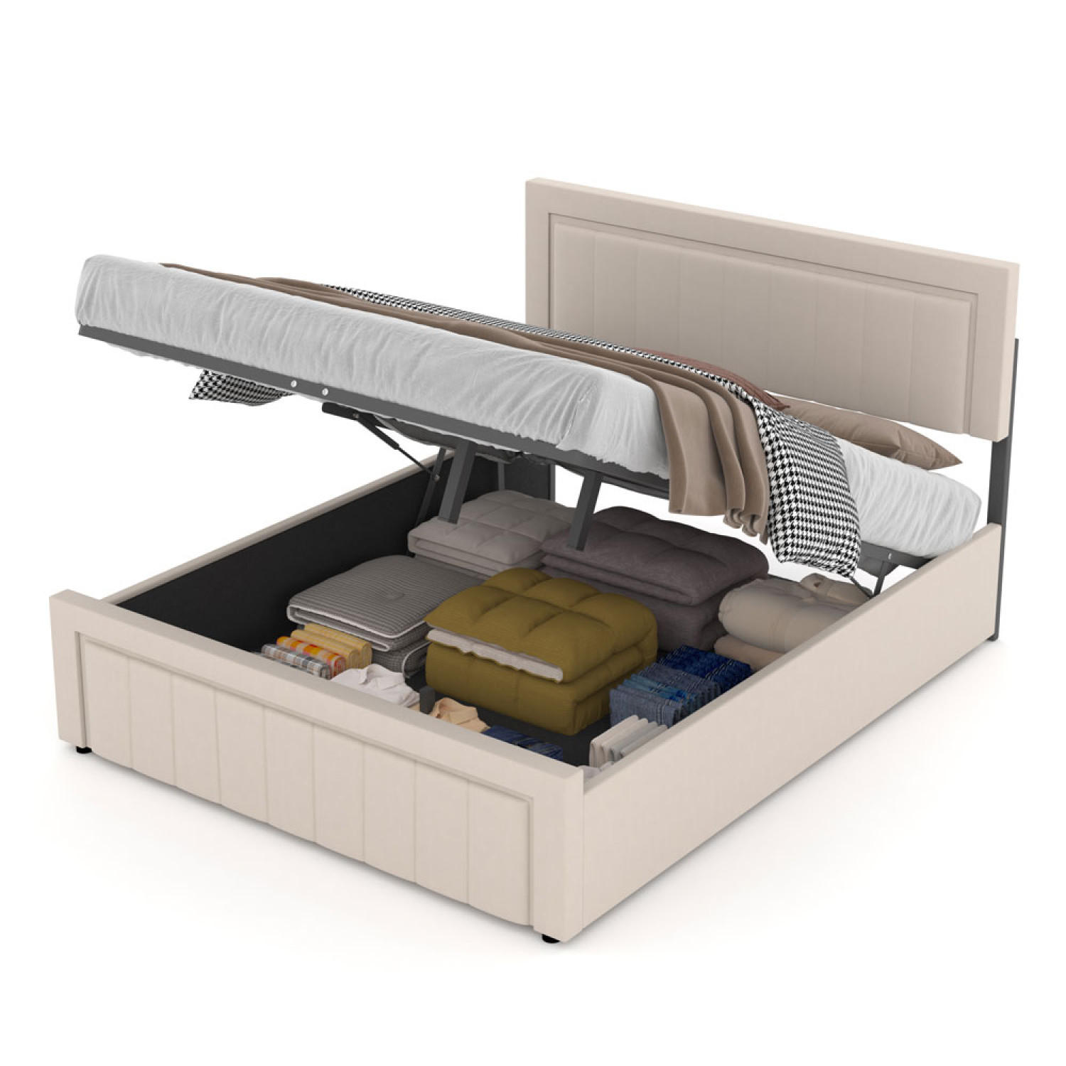 Concept Usine Bett Beige 140x190 cm