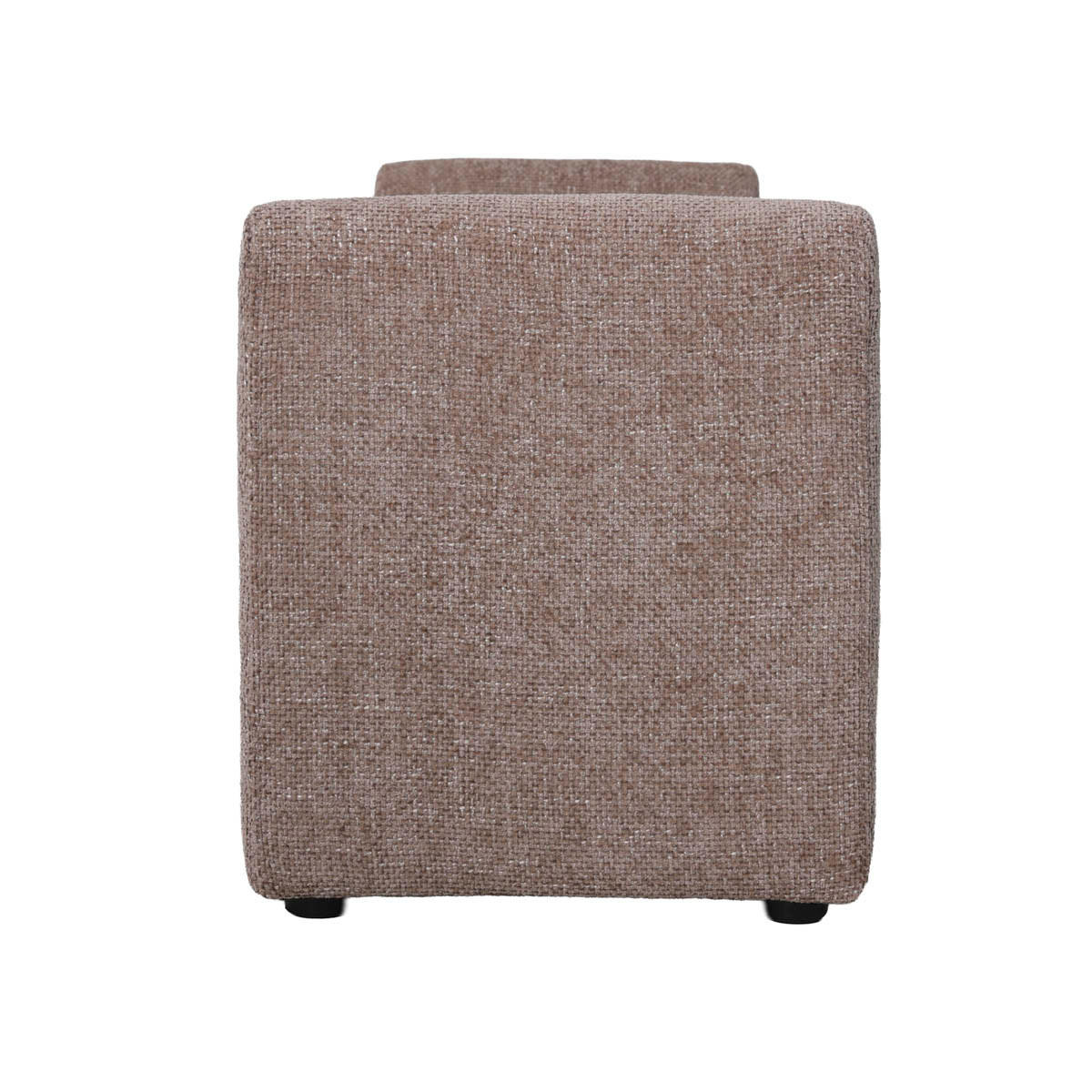 AUFBEWAHRUNGSBANK taupe Stoff 151x45x50 cm - Calvin - Taupe, Textil (151/50/45cm) - Giga Meubel