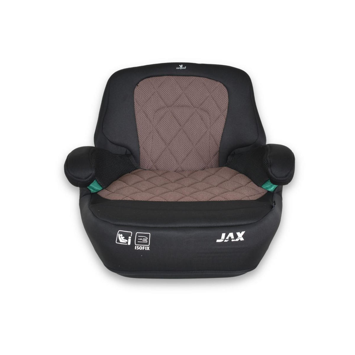 SITZERHÖHUNG Jax i-Size braun 125-150cm Gruppe 3 Isofix Top Tether - Braun, Kunststoff (45/32/41cm) - Cangaroo