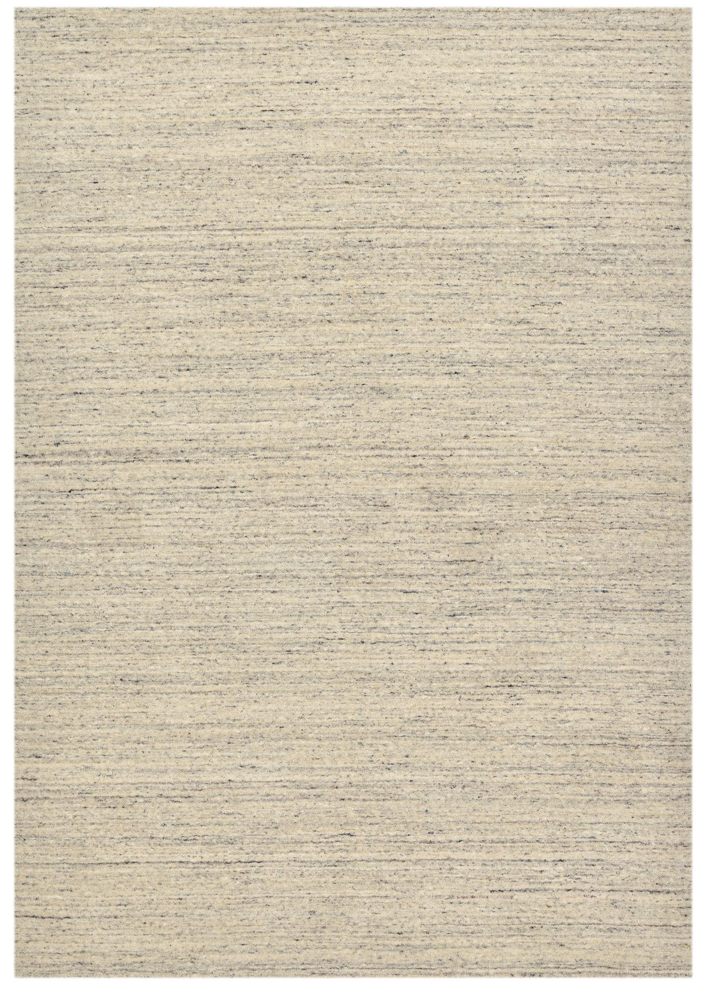HANDWEBTEPPICH Pure 70x140 cm - Hellgrau, Textil (70/140cm) - THEKO