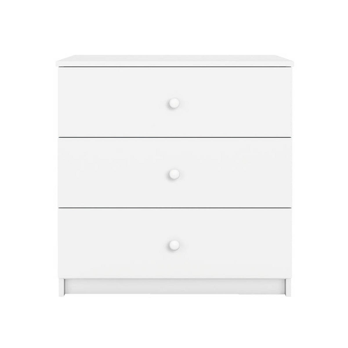 KINDERKOMMODE Weiß - Weiß, Holzwerkstoff (81/80/41cm) - Petits-meubles