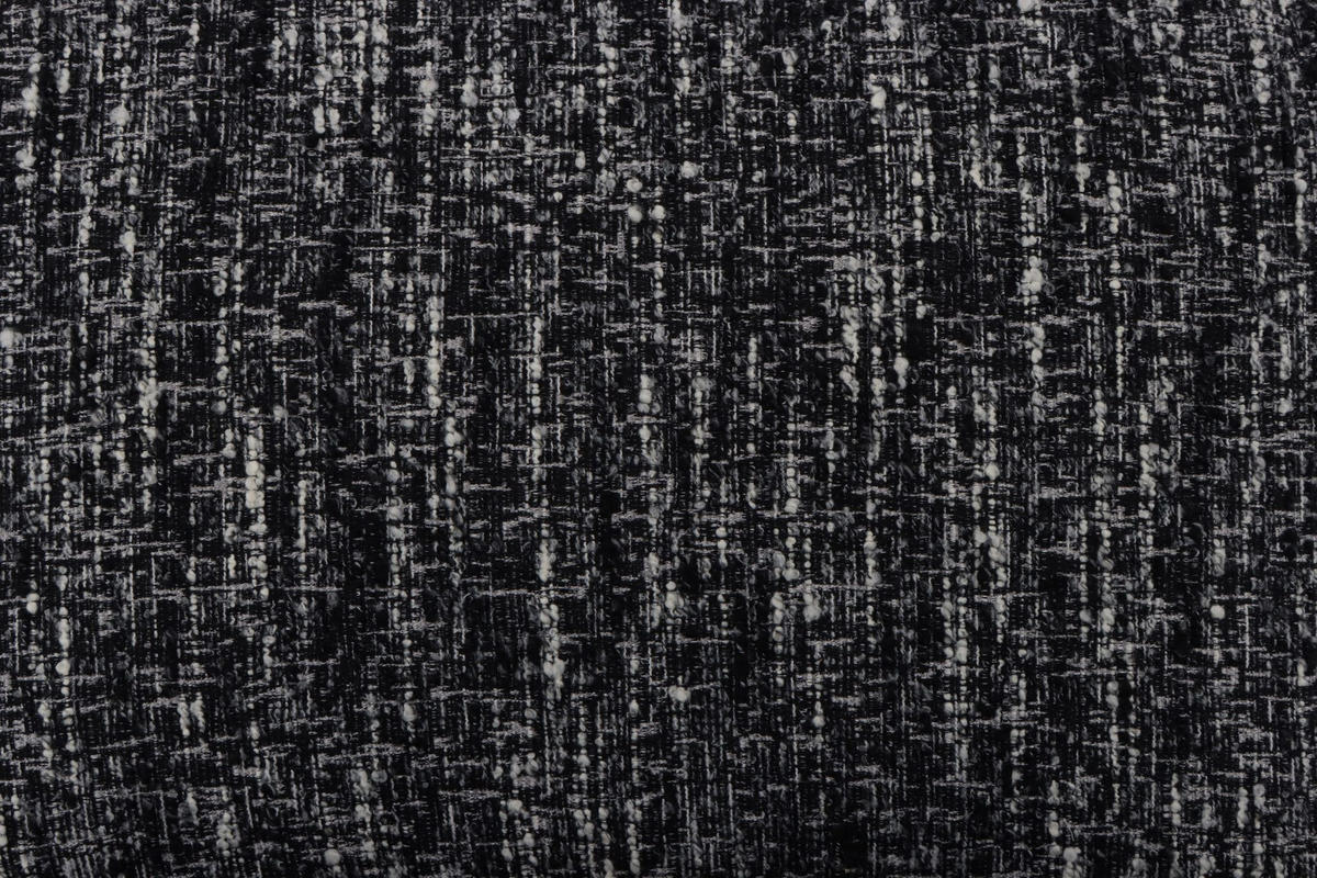 SESSEL Nature, Natur Massiveiche + schwarz-weißer Stoff - Multicolor, Holz (92/79/80cm) - WOODEK