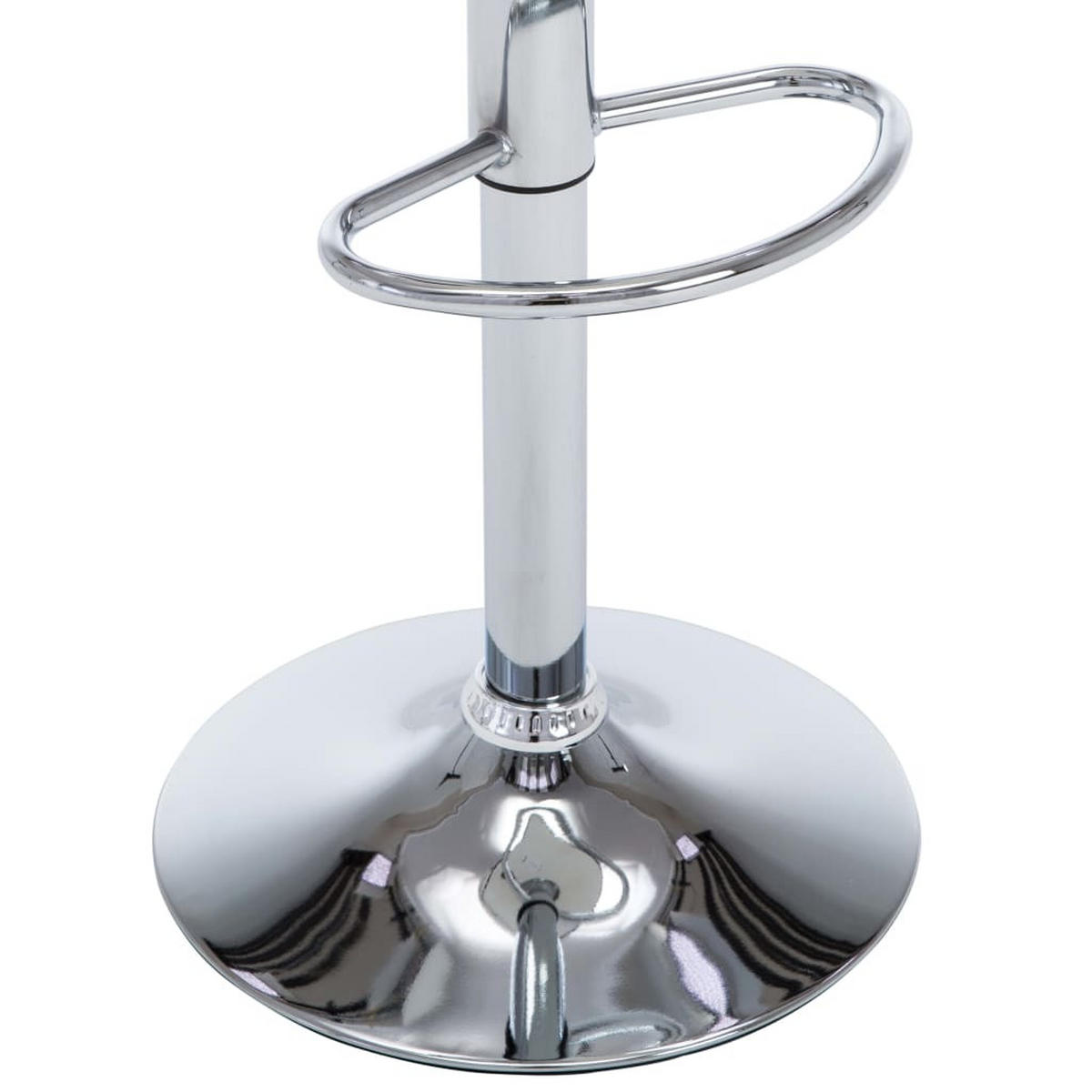 BARHOCKER Supri höhenverstellbar 2er-Set Weinrot Kunstleder - Dunkelrot, Leder (50/108/46cm) - DELUKE