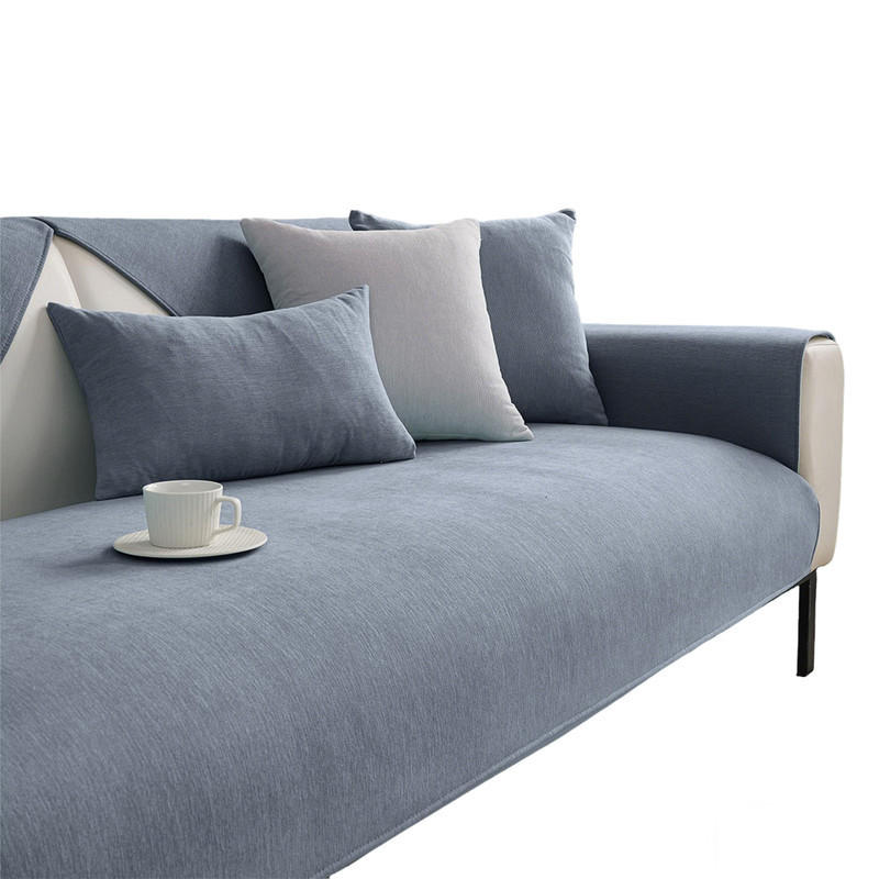 SOFAÜBERWURF Blaugrau 1 Stück - Blaugrau, Textil (70/70cm) - Coonoor