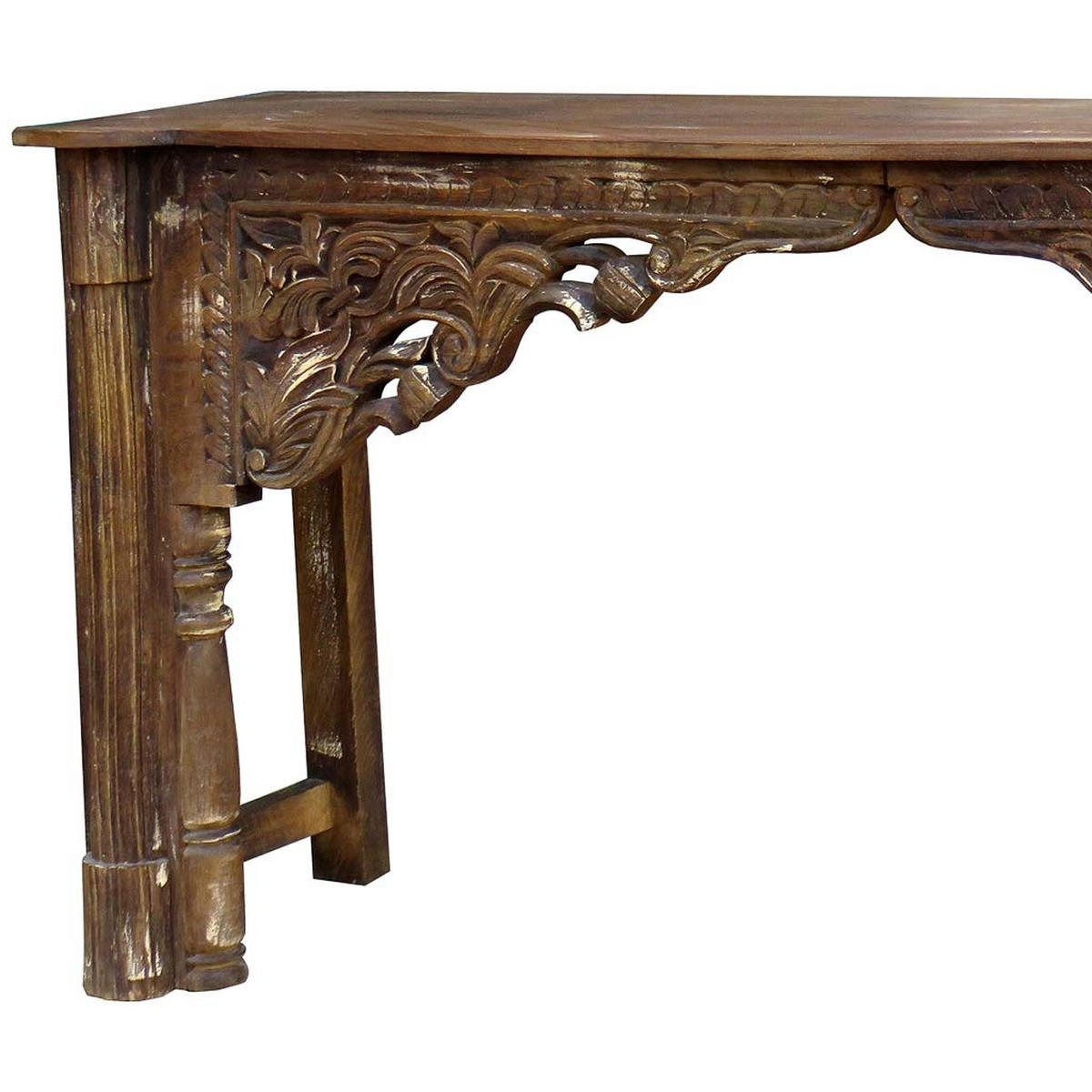 KONSOLENTISCH aus Holz, braun, 171x43x82cm - Braun, Holz (43/171/82cm) - Wanderlust