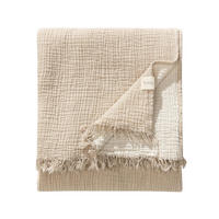 BAUMWOLLDECKE Lilo Cream/Beige 130x170 cm - Creme, Textil (130/170cm) - Lytte