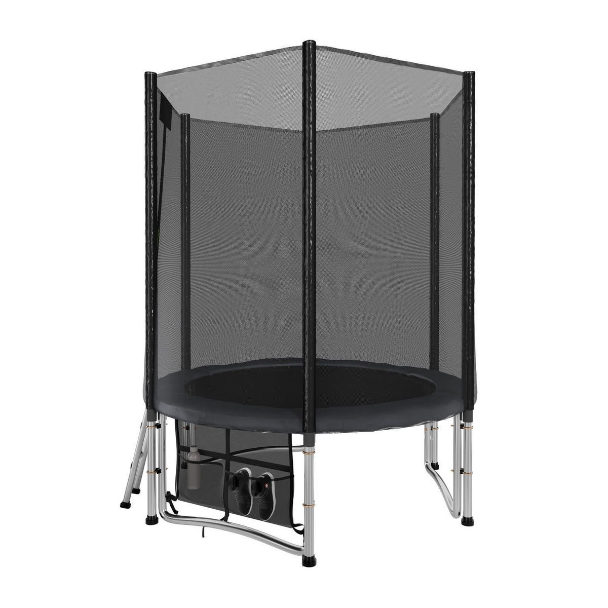 TRAMPOLIN JumpMaster S 183cm schwarz - Schwarz, Metall (183/183cm) - Juskys