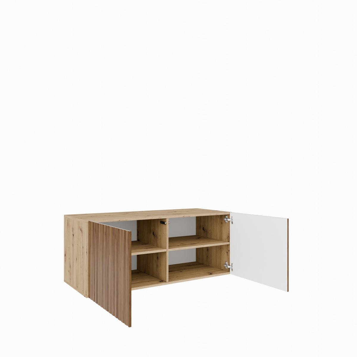 TV-SCHRANK Mio 100 cm, zweitürig, artisan, catania - Eiche Artisan/Braun, Kunststoff (100/40/41cm) - Margaret Hadas24