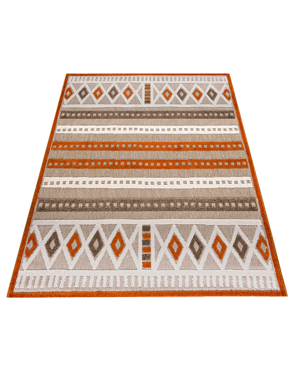 TEPIH bež cappuccino krem - 250 x 350 cm - narančasta/višebojno, tekstil (250/350cm) - Mazovia