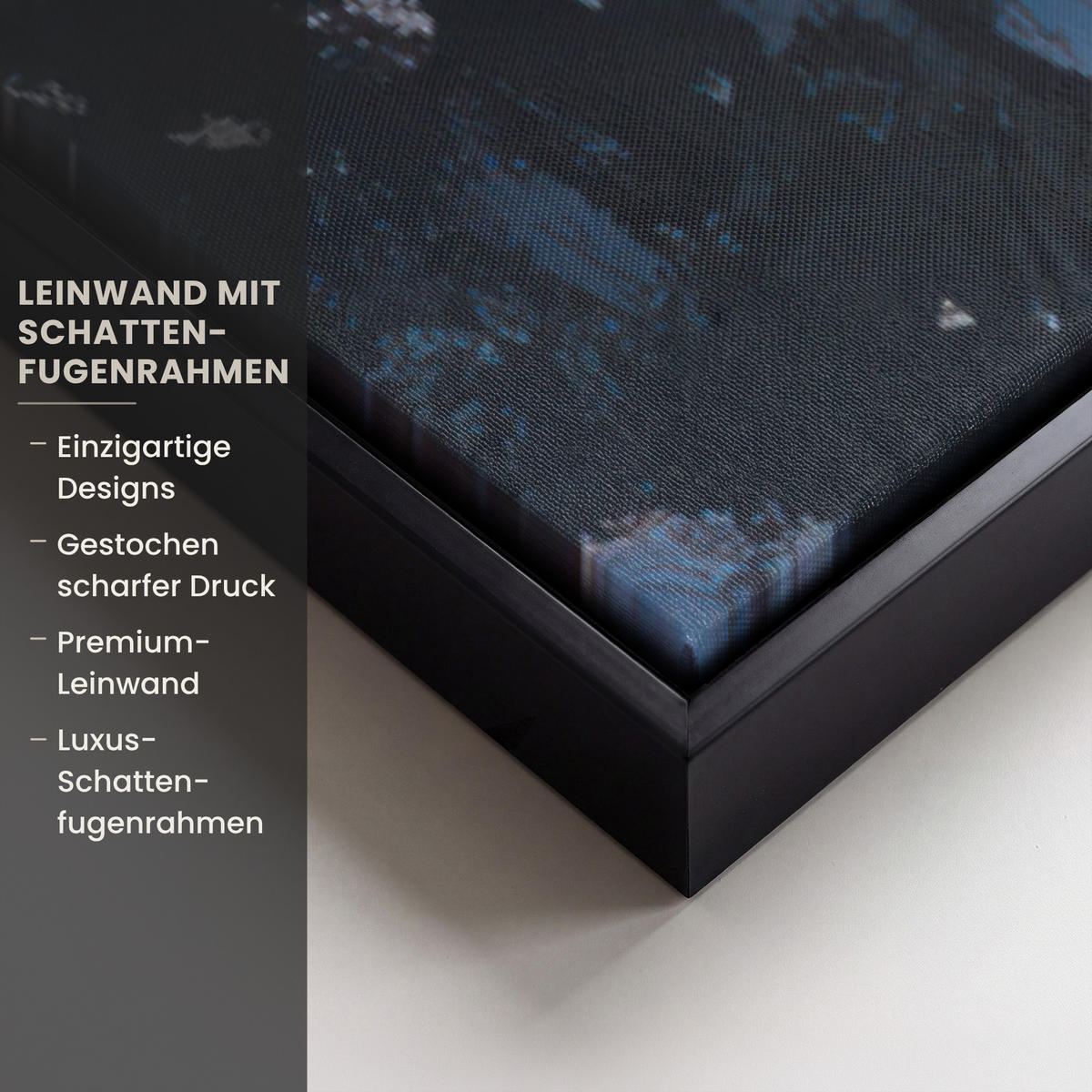 LEINWAND Bilder mit Rahmen - Weihnachtszug - Schnee - Winter - Weihnachten - 100x150 - Dunkelrot, Textil (100/150cm) - MuchoWow