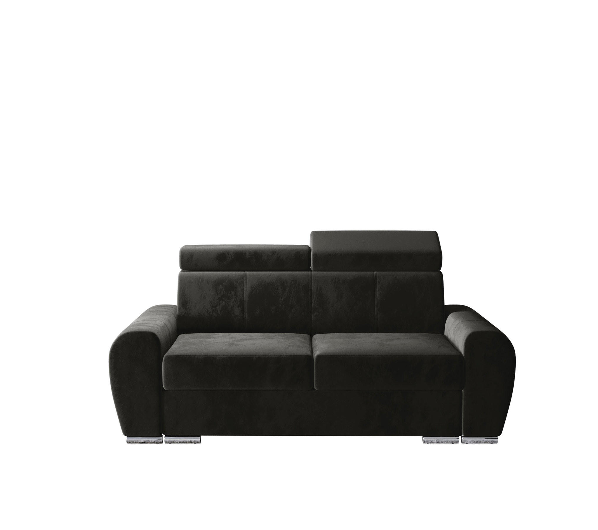 SCHLAFSOFA APOLLO 2, Sofa mit Schlaffunktion, Farbe: Grün, Velourstoff - Grün, Textil (180/96/99cm) - O-Sofa