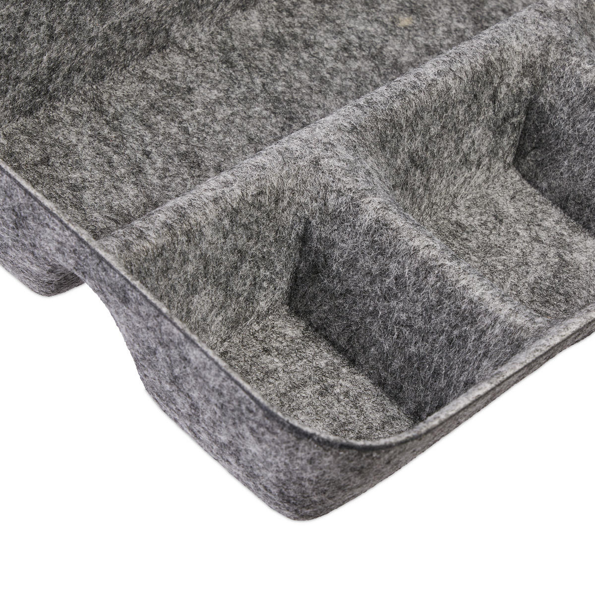 SCHUBLADENORGANIZER - Grau, Textil (19/29.5/5.5cm) - Relaxdays
