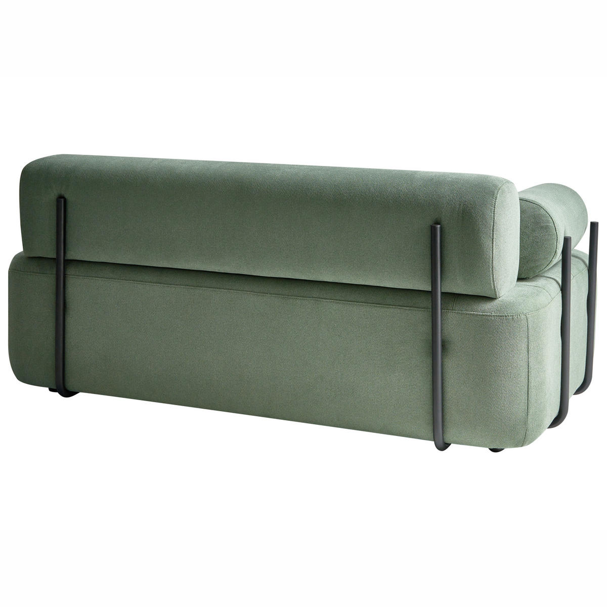 2-SITZER-SOFA Stoff Hellgrün Elva - Hellgrün, Textil (170/74/100cm) - Beliani