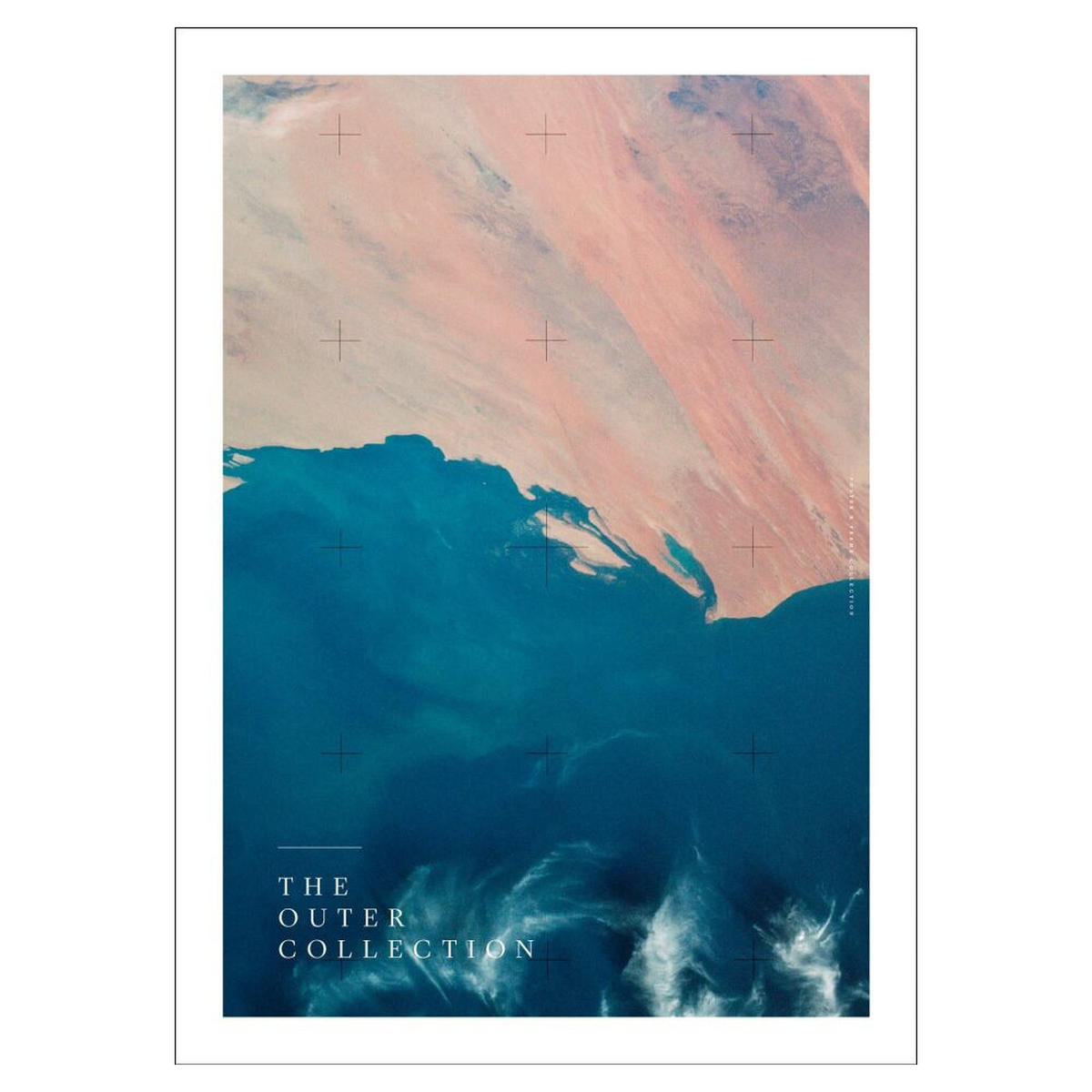 POSTER Arch Atelier - The Outer Collection – 001 - Blau, Papier (30/40/0.1cm) - Poster&Frame