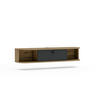TV-ELEMENT Ibarra 120 cm Schwarz Oud - Schwarz/Braun, Holzwerkstoff (120/23.4/29.6cm) - Decorotika