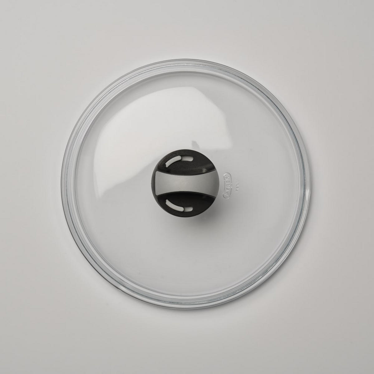 DECKEL Weiß 16/16/8.5 cm 33490216 - Weiß, Glas (16cm) - Ballarini