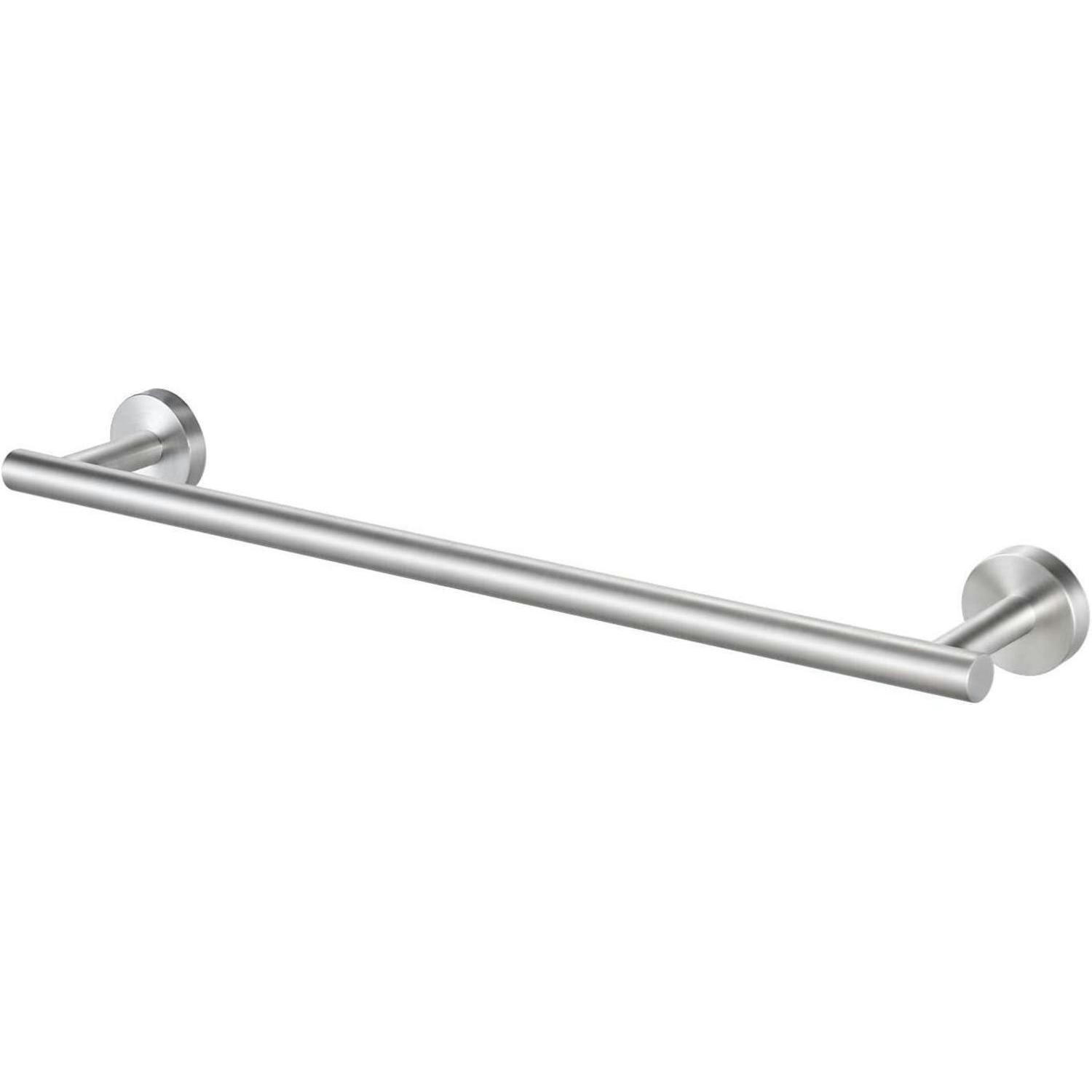 HANDTUCHSTANGE Edelstahl gebürstet 50 cm - Silberfarben, Metall (8.1/5/50cm)