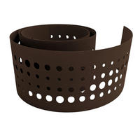 SICHTSCHUTZSTREIFEN zaun|zu PREMIUM dekor Pulse Sichtschutz Braun 2,55m - Braun, Kunststoff (255/19cm) - ZAUN|ZU