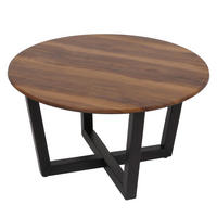 COUCHTISCH rund Braun - Braun, Holz (80/80/46cm) - MCW