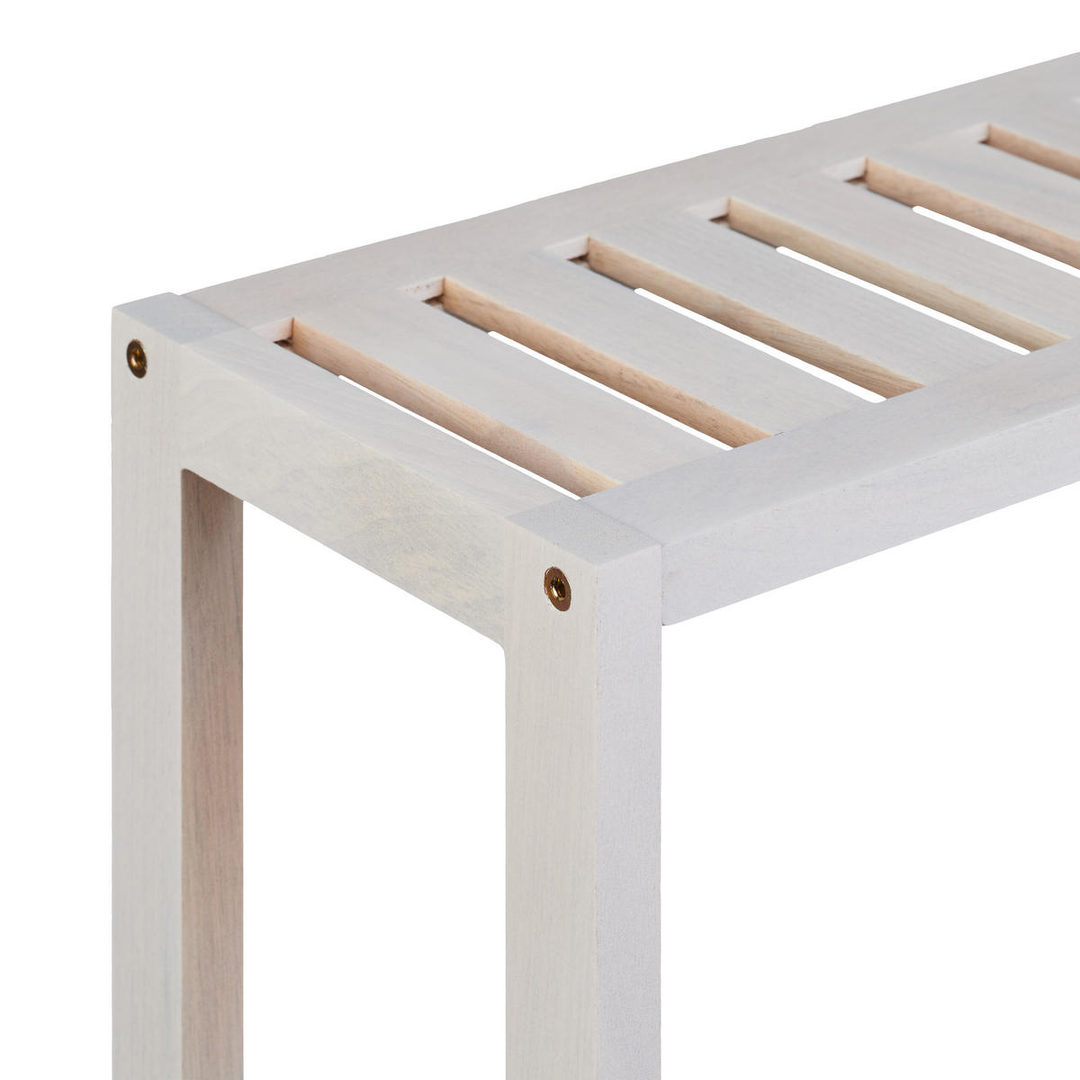 NÁSTĚNNÉ regály - bílá, dřevo (60/54/15cm) - Relaxdays