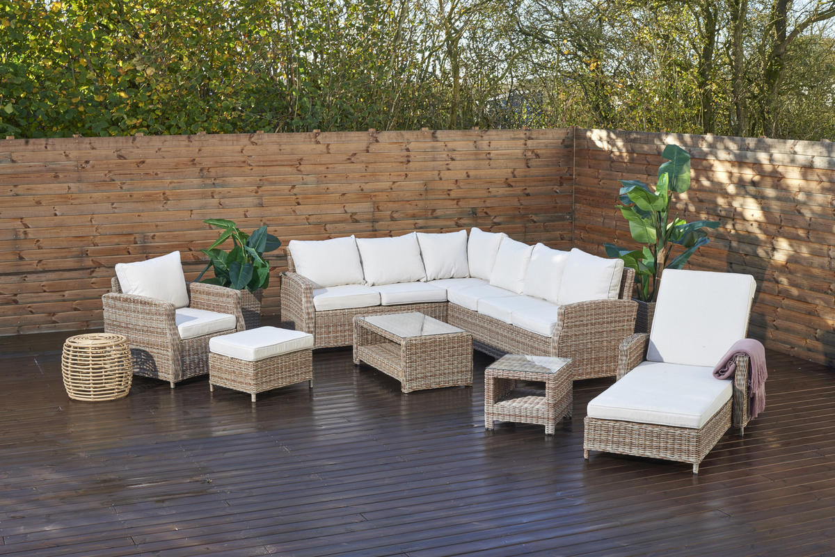 GARTENSESSEL, Gram, Natur, Rattan, 81 x 80 x 77 cm - Naturfarben, Naturmaterialien (81/77/80cm) - ebuy24