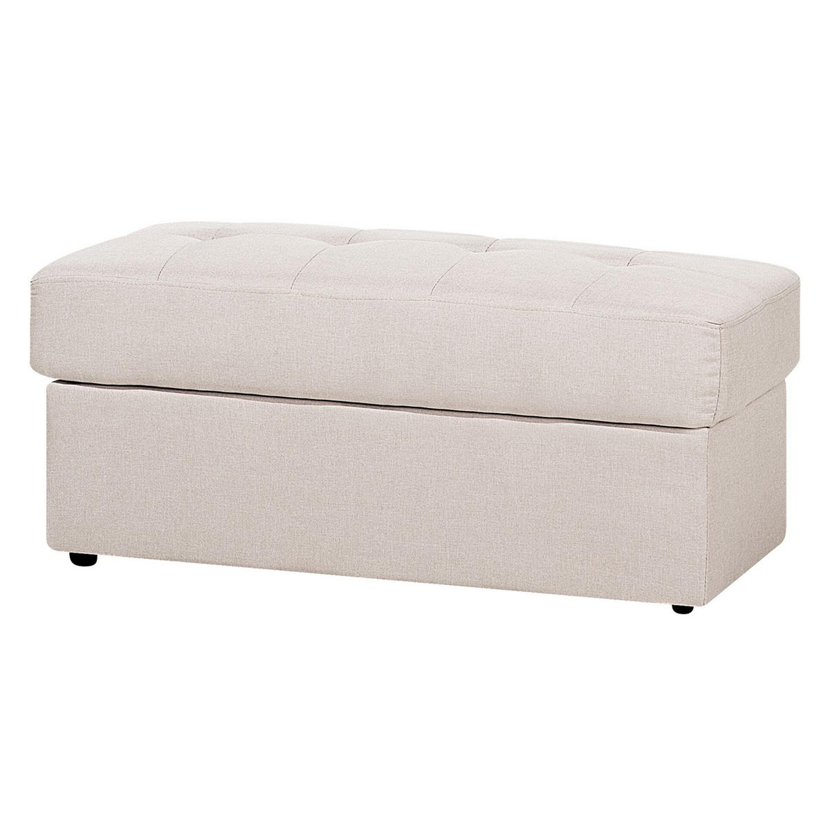 3-SITZER-SCHLAFSOFA beige mit Stauraum Ottomane Falster - Beige, Textil (210/71/94cm) - Beliani