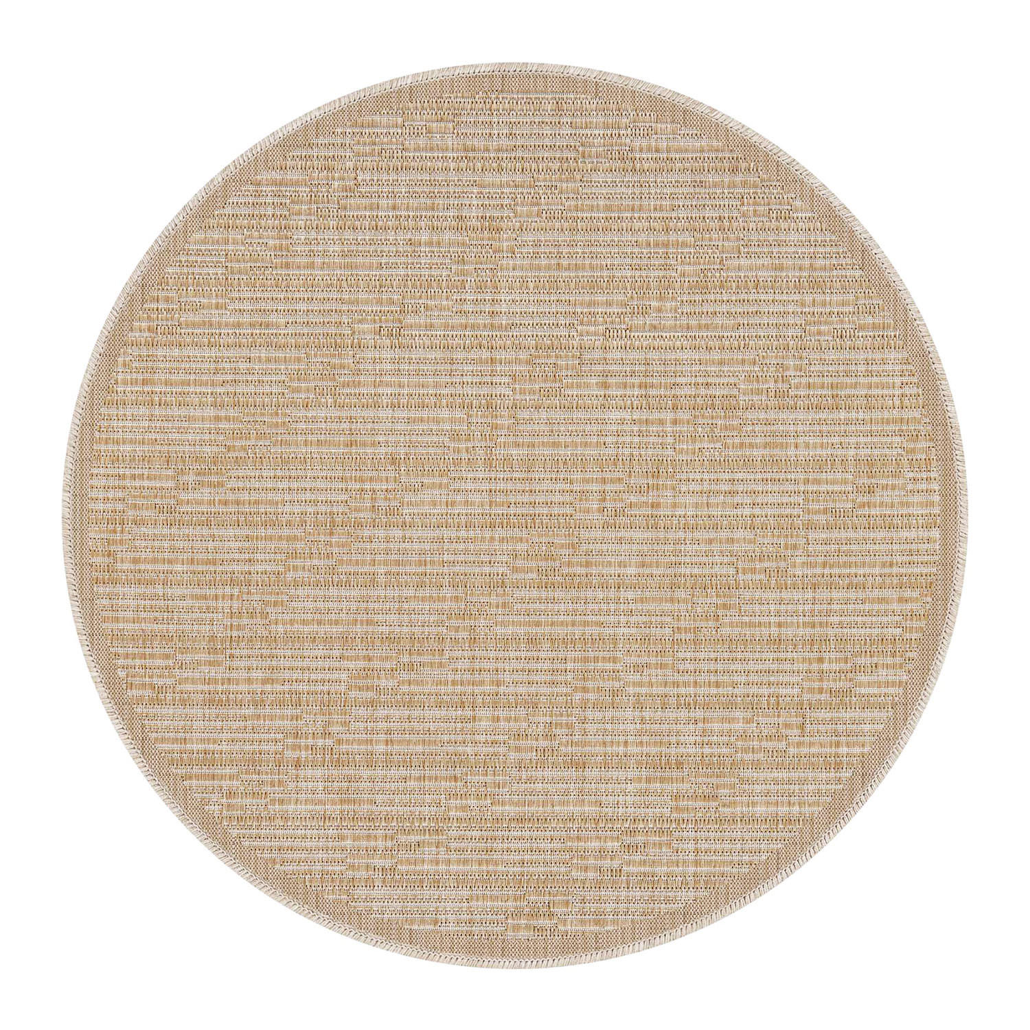 OUTDOOR-TEPPICH 789 Braun Wetterfest 120 cm Rund - Braun, Textil (120/120cm) - carpet city