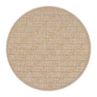 OUTDOOR-TEPPICH 789 Braun Wetterfest 120 cm Rund - Braun, Textil (120/120cm) - carpet city