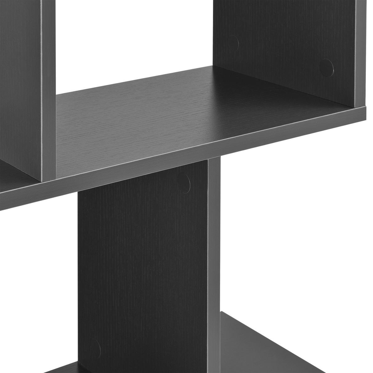 BÜCHERREGAL Brattahlid - Dunkelgrau, Holzwerkstoff (60/130/24cm) - [en.casa]