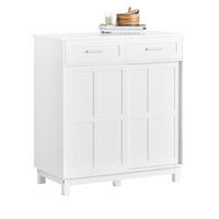 KOMMODE Weiß - Weiß, Holzwerkstoff (80/85/40cm) - SoBuy