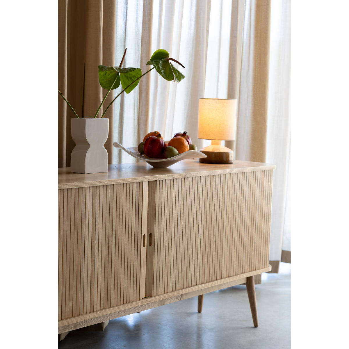 SIDEBOARD Barbier 180 Natur - Naturfarben, Holzwerkstoff (180/75/40cm) - Zuiver