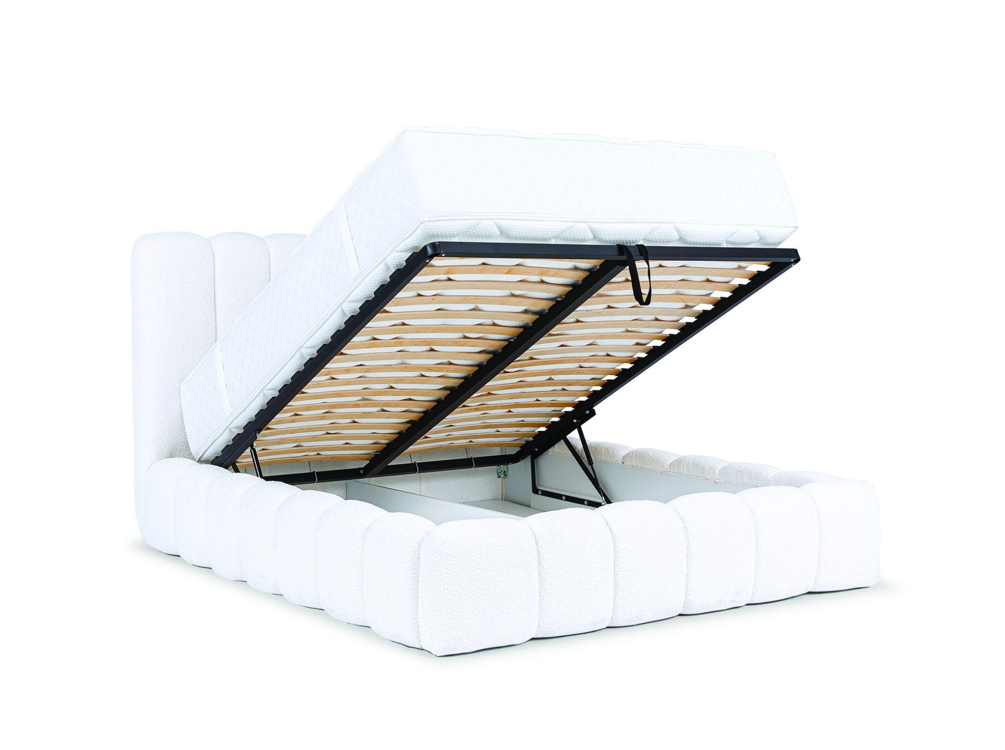 Thumbnail - Fun Möbel Polsterbett, Grün, Textil, 120x200 cm, Schlafzimmer, Betten, Polsterbetten