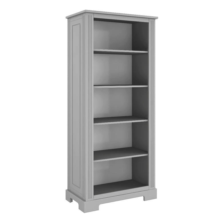 BÜCHERREGAL Grau - Grau, Holzwerkstoff (80/180/44cm) - Petits-meubles