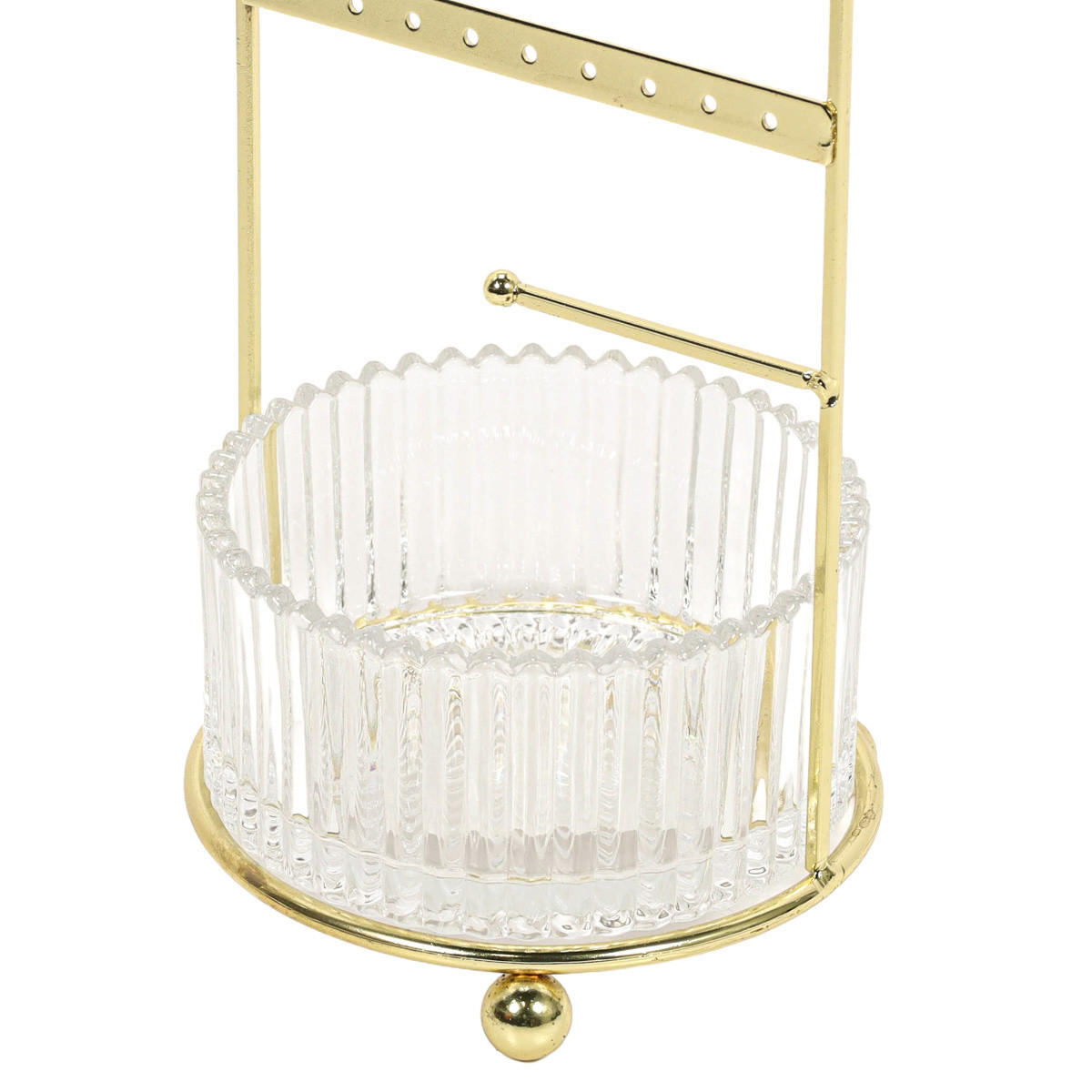 SCHMUCKSTÄNDER 25 cm - Goldfarben, Metall (11/25/11cm) - Home Styling Collection