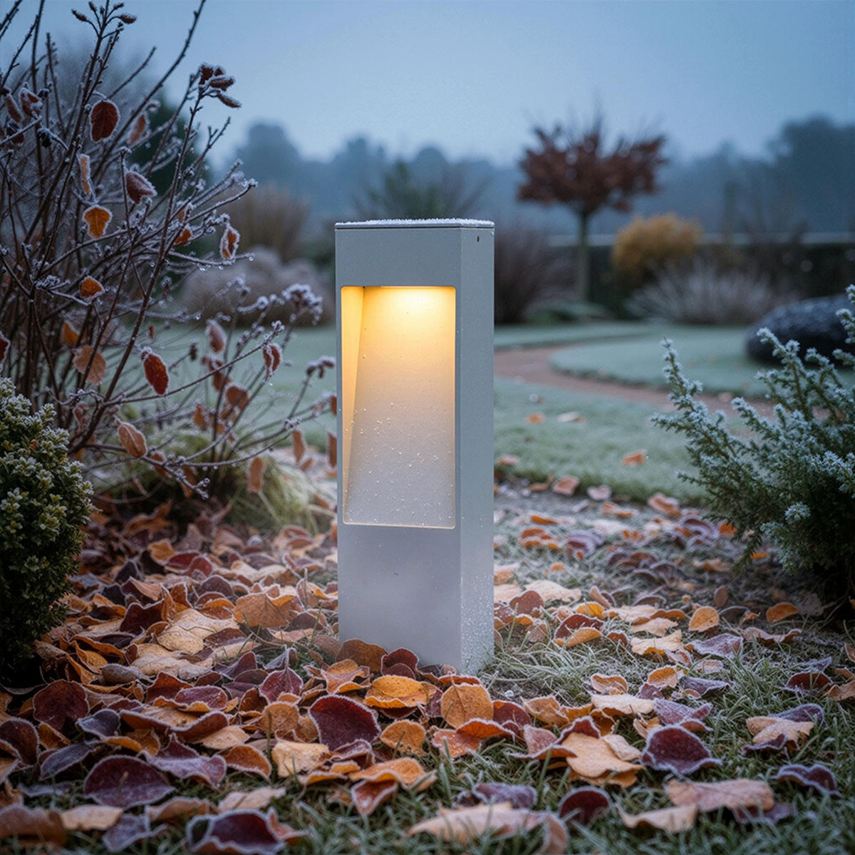 AUSSENLEUCHTE TORIN 30 Lichtgrau 7 W IP65 - Grau, Metall (75/85/30cm) - Rendl