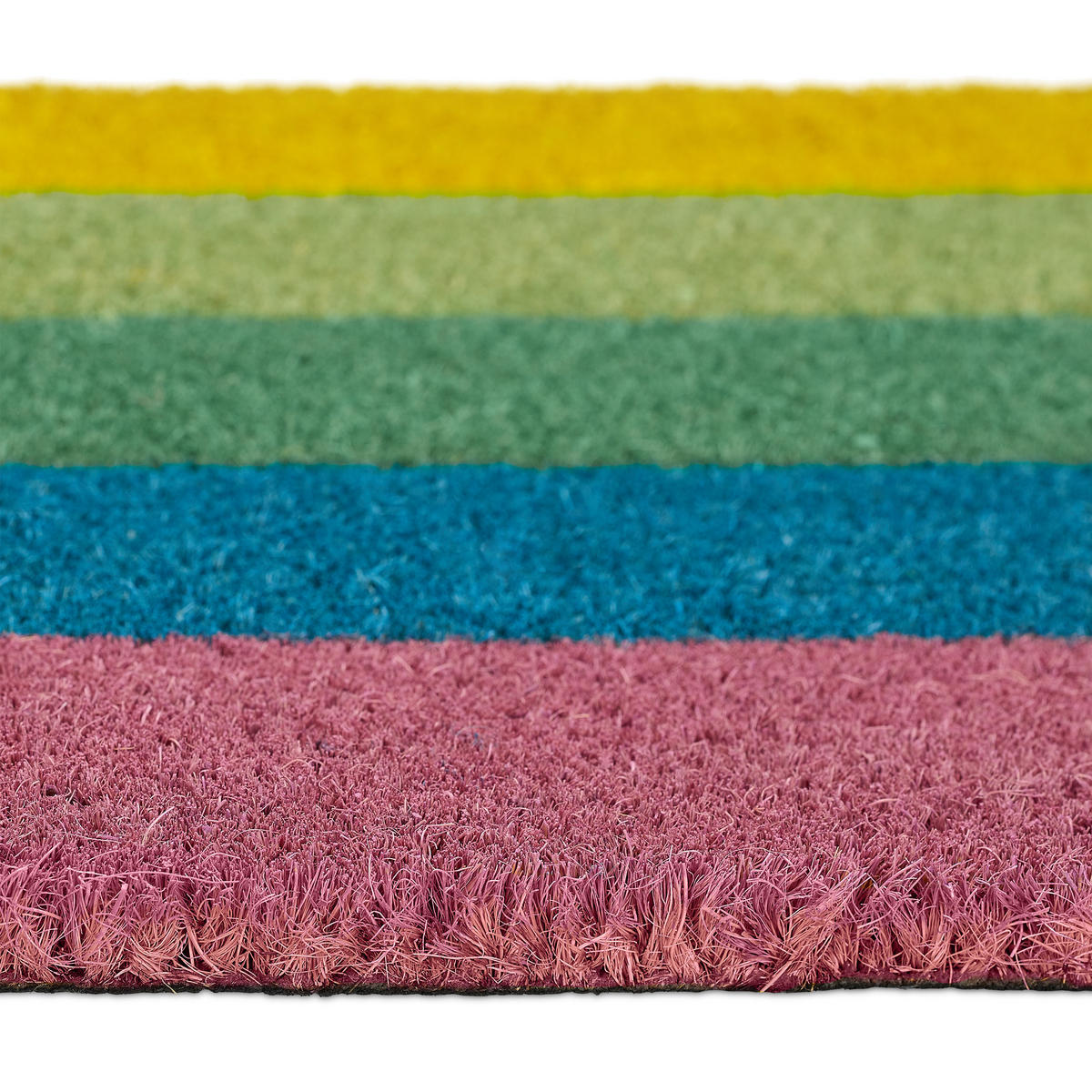 FUSSMATTE - Multicolor, Kunststoff/Textil (60/40cm) - Relaxdays