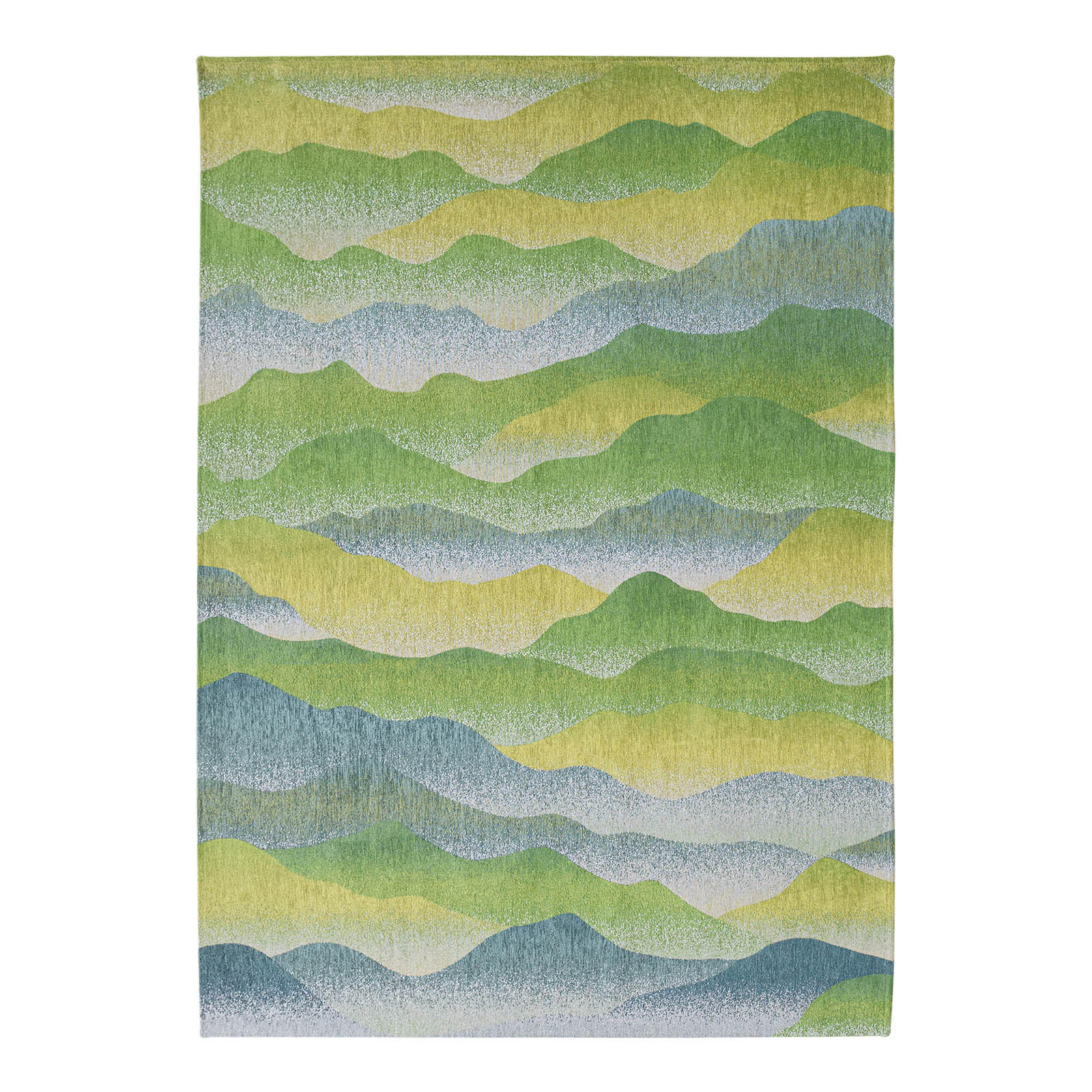 TEPPICH In-/Outdoor Flachgewebe SKITTER Grün 280 x 390 cm - Grün, Textil (280/390cm) - Novatrend