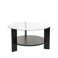 COUCHTISCH - Glas - Schwarz - Schwarz, Glas (75/75/40cm) - Drawer