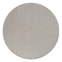 OUTDOORTEPPICH Boho Beige Ø 200 cm - Sandfarben/Beige, Kunststoff (200/200cm) - TT Home