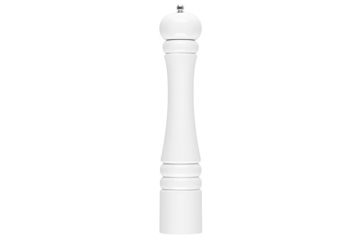 GEWÜRZMÜHLE Holz 32 cm - Weiß, Holz (6/32/6cm)