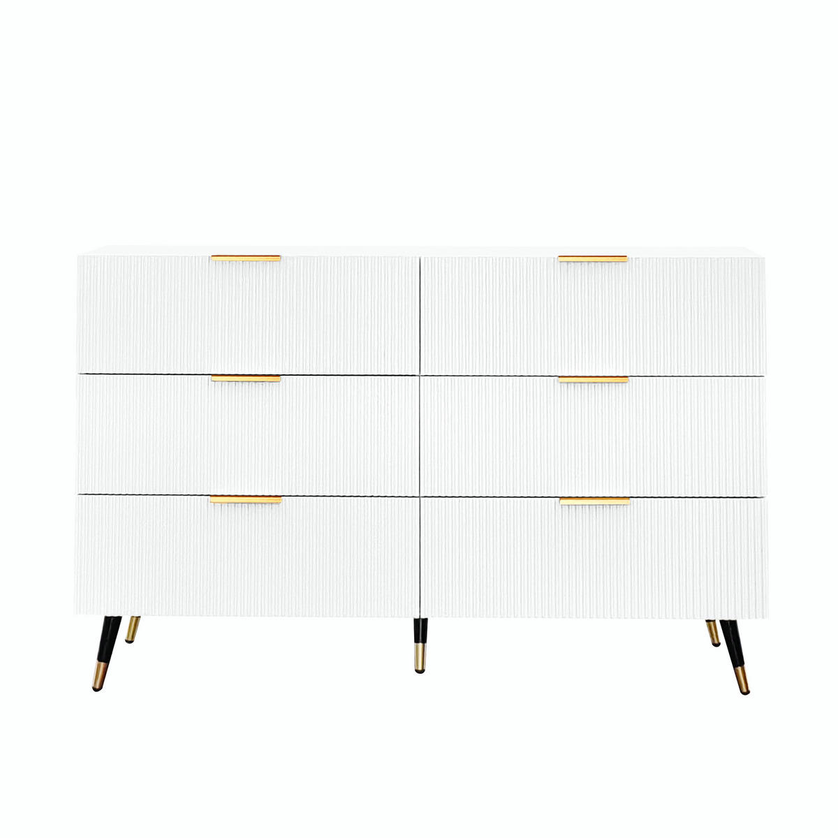 SIDEBOARD Weiß 120/40/77 cm - Weiß, Holzwerkstoff (40/77/120cm) - Urban Meuble