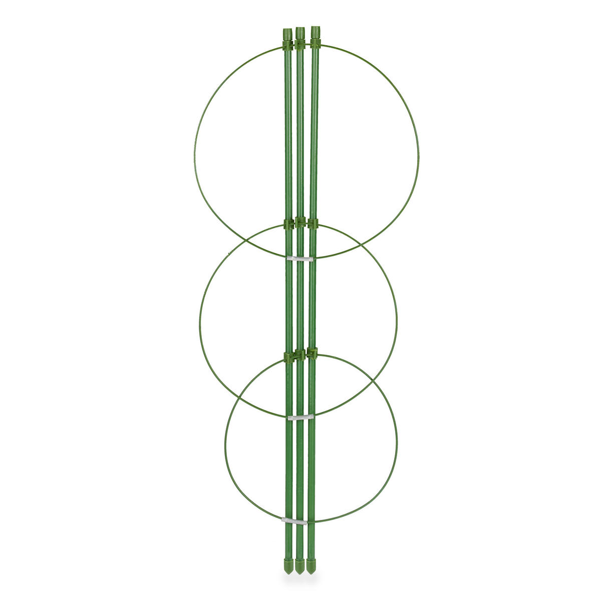 6XRANKHILFE - Dunkelgrün, Kunststoff/Metall (18/45/18cm) - Relaxdays