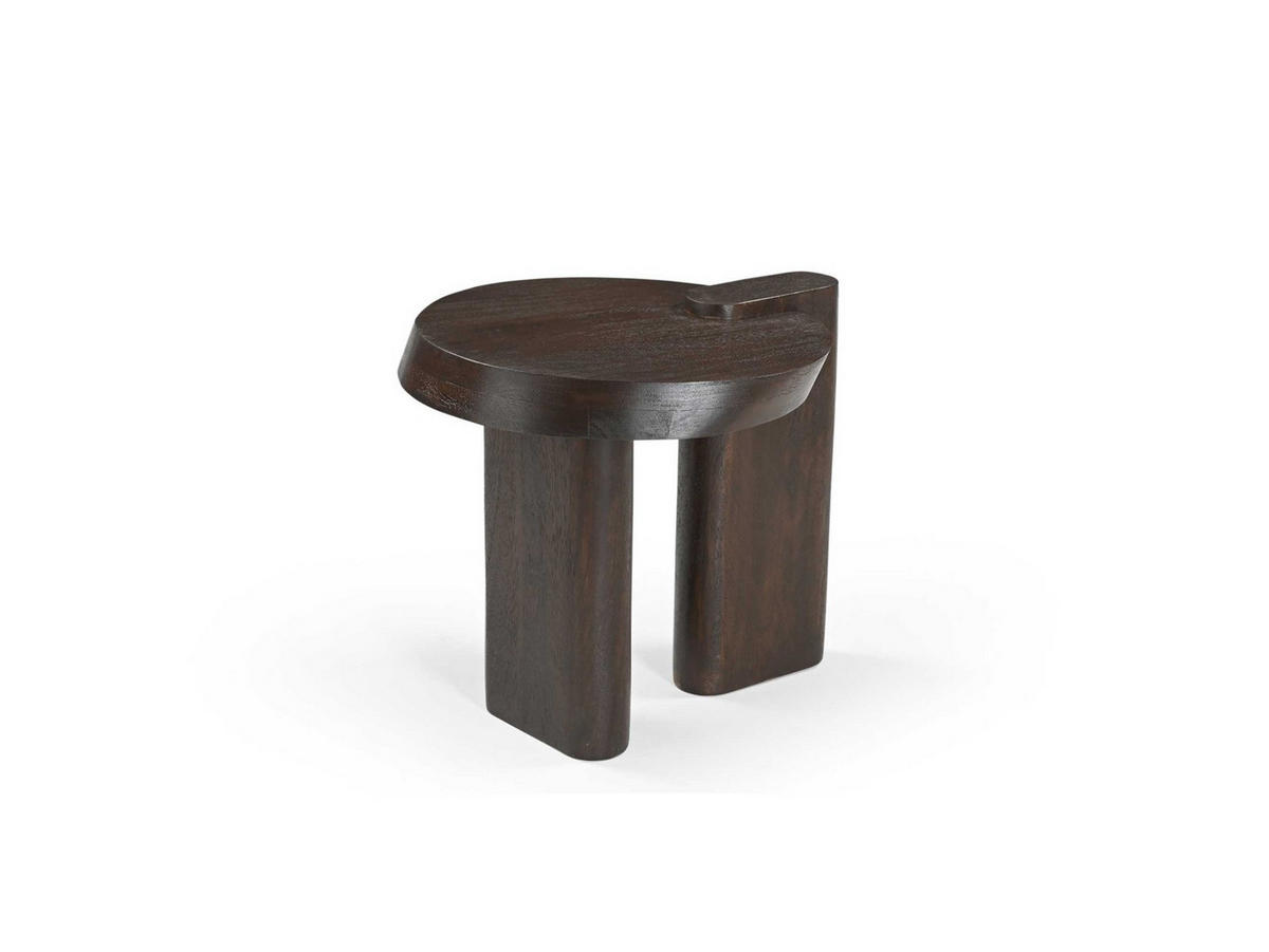 BEISTELLTISCH Rava Mangoholz 50 cm / 45 cm Braun - Braun, Holz (45/50/45cm) - Villa Möbel