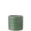 BLUMENTOPF OVAL - Töpferei - Grün - L - Ø 17 cm - Grün, Keramik (17/16cm) - J-Line