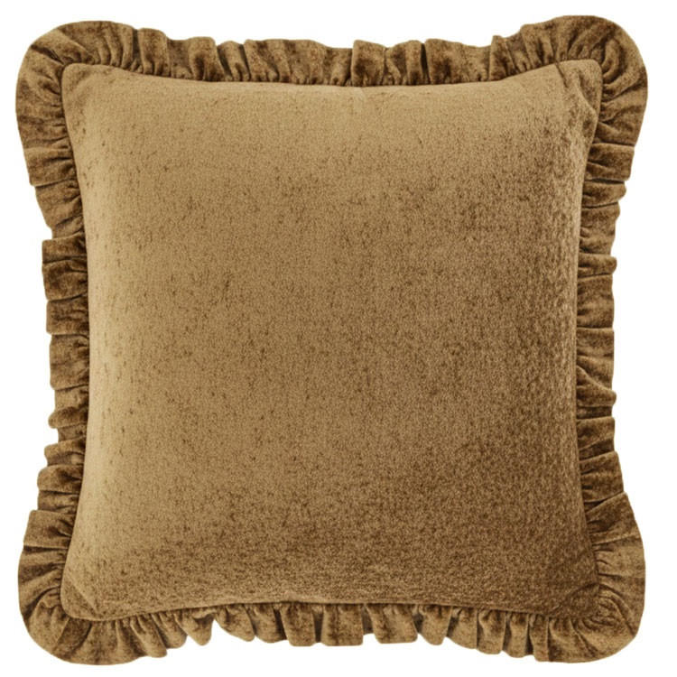 KISSEN Mindy - Braun - 45/45/ cm - Braun, Textil (45/45cm) - Unique Living