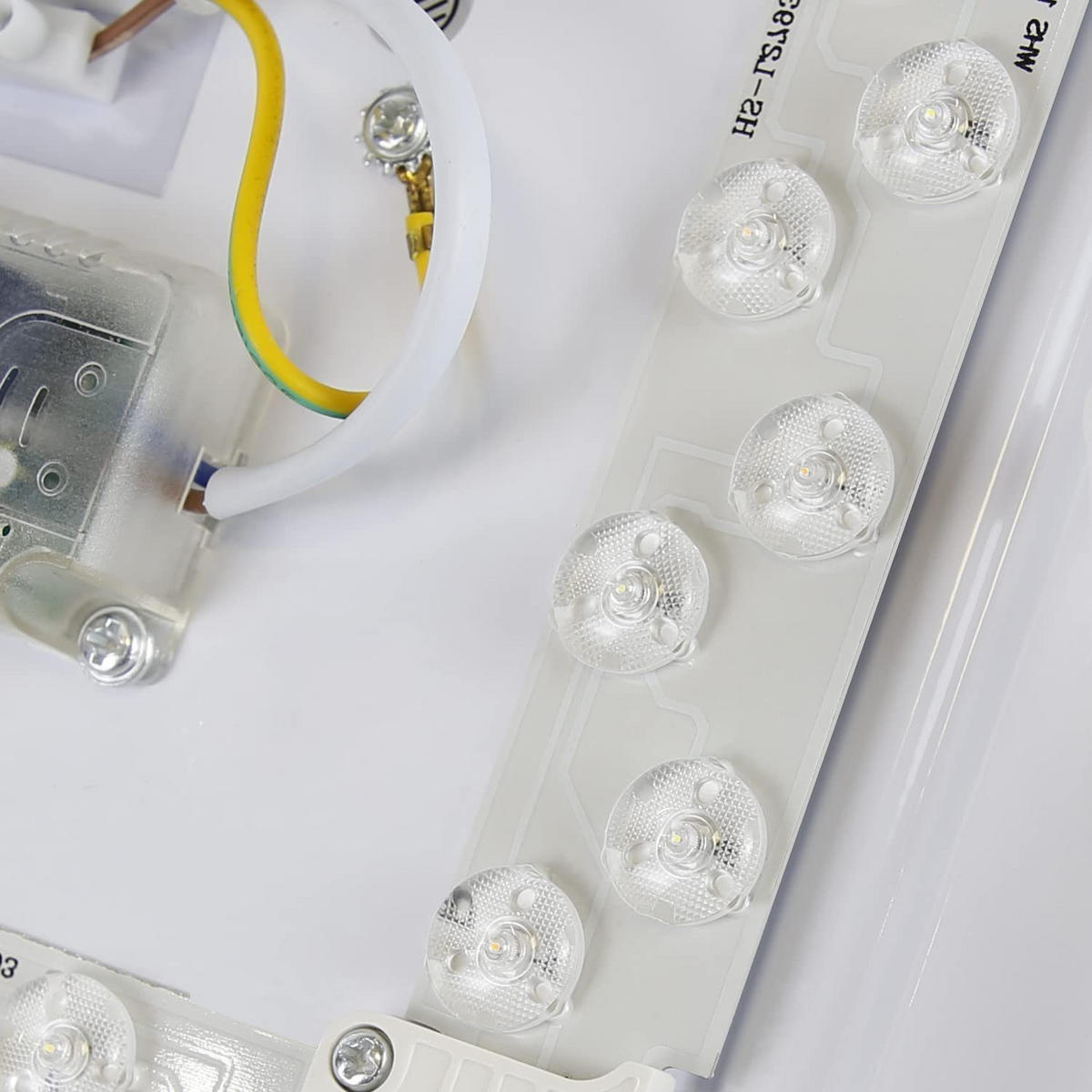 LED stropní světlo Zara 40/40/7 cm - bílá, plast (40/40/7cm) - Nettlife