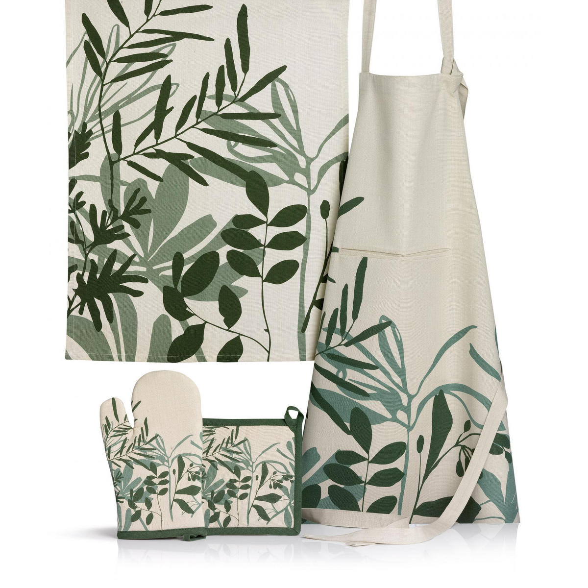 KÜCHENSCHÜRZE MIT TASCHE Majda multico 72 x 85 cm - Multicolor, Textil (72/85cm) - Winkler