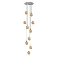 LED-HÄNGELEUCHTE Liorfalk 41/200/41 cm - Grau, Glas (41/41/200cm) - ZMH